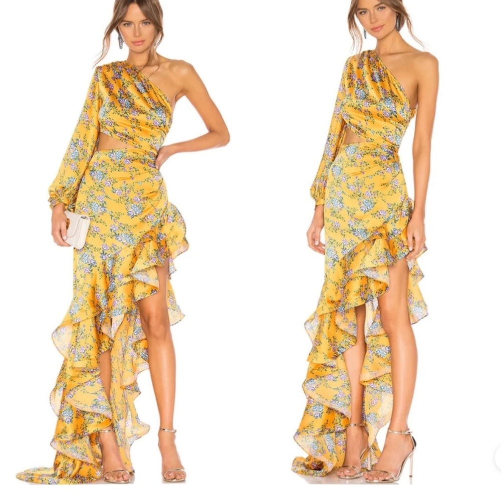 Bronx and Banco yellow dress